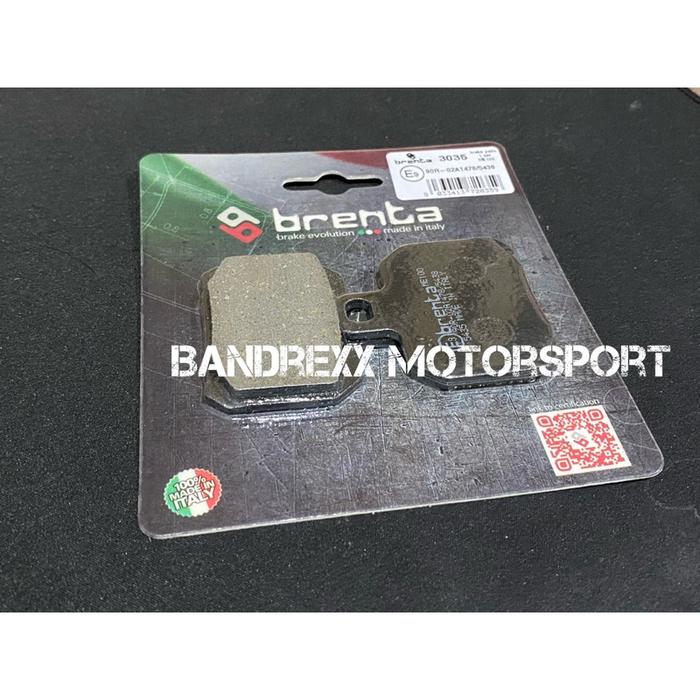 Kampas Rem Brenta Organic Original Italy untuk Kaliper Brembo 2 P.
