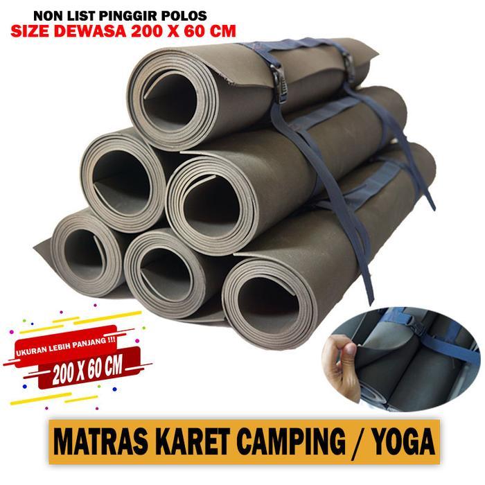 Eiger - MATRAS CAMPING / MATRAS YOGA MOTIF POLOS DEWASA UKURAN 200X60 CM