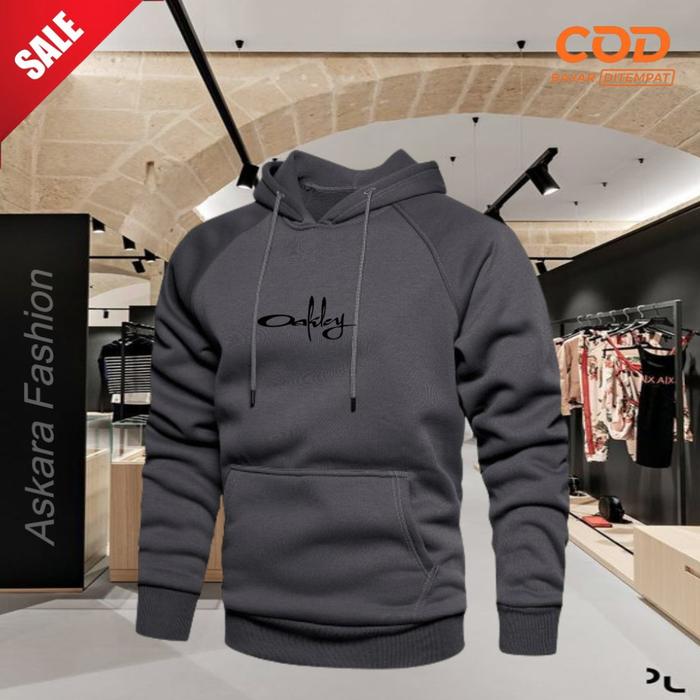 Sweater Hoodie Pria/Wanita keren TERLARIS logo 04kl3y text hitam Original Premium Distro [BISA COD] 