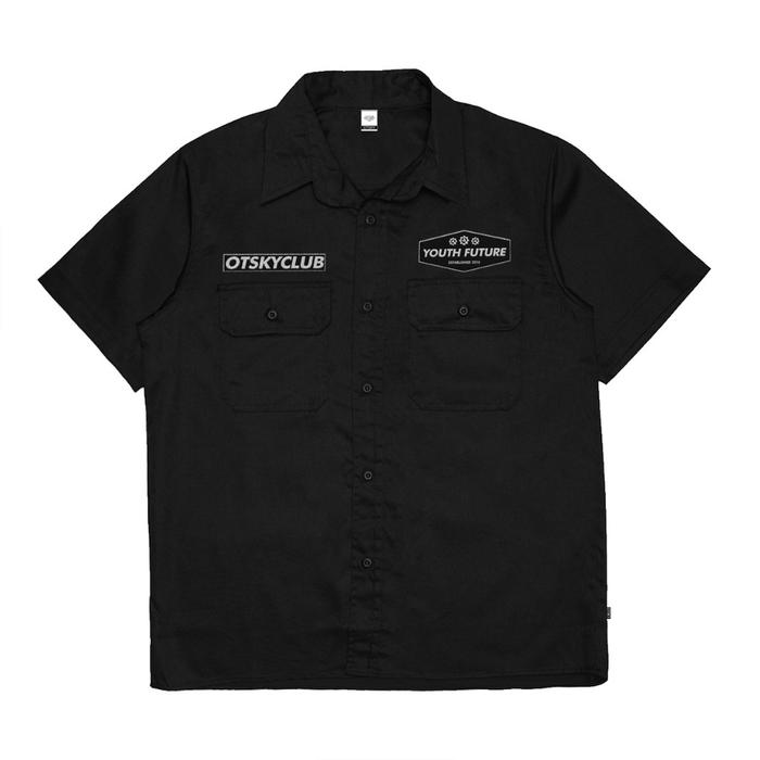 Otsky Kemeja Pria Workshirt Otsky Club Black Series