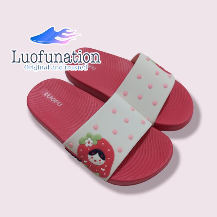 Luofu E 7181 - B36. Size 30 - 35 L Sandal Selop Jelly Anak Impor