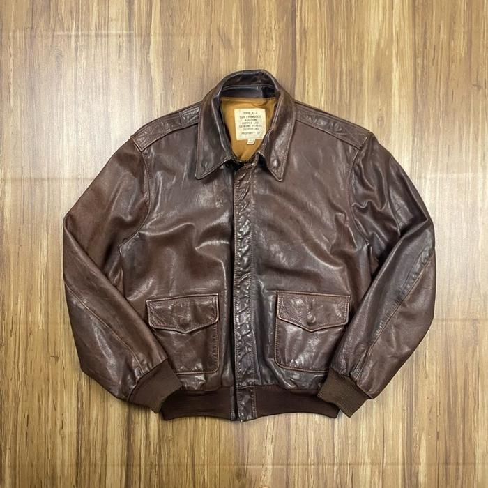 A2 Jacket Flight Jacket Leather Geuniene