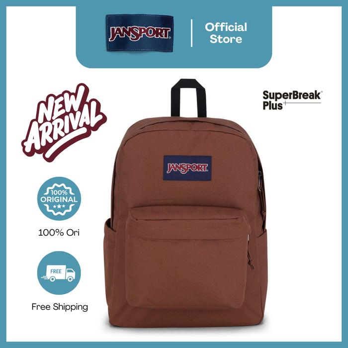 New JanSport Tas Ransel / Backpack / Daypack SuperBreak Plus Basic Brown
