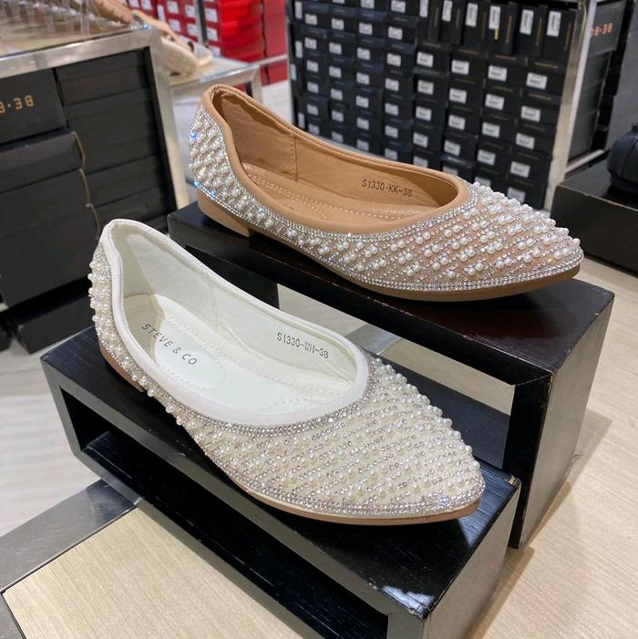 STEVE N CO sepatu wanita flat shoes comfort ringan blink blink