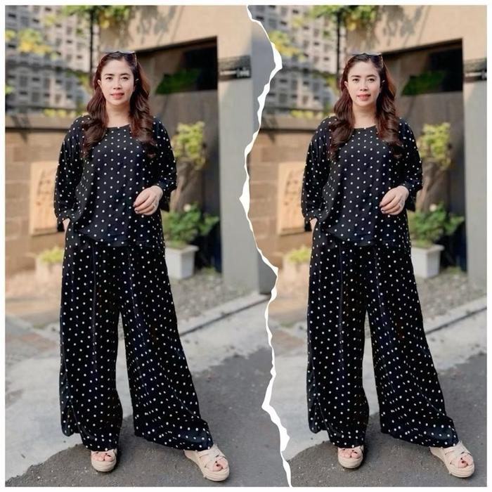 RICA ONESET JUMBO SETELAN MOTIF CANTIK BUNGA SETCEL RAYON PREMIUM