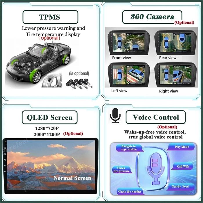 Qualcomm Radio GPS Auto Android For Hyundai Classic Santa Fe