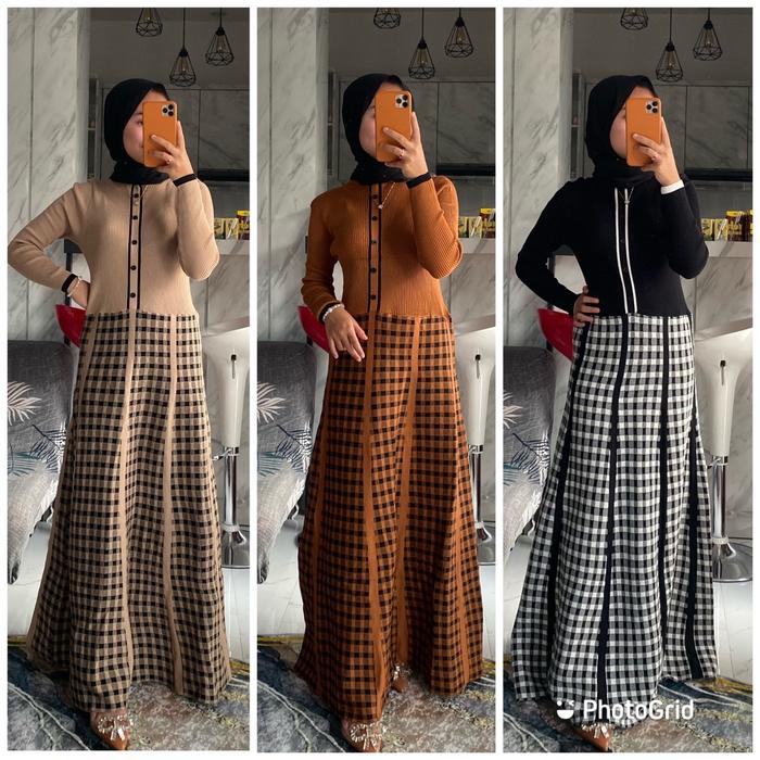 Gamis rajut import bangkok