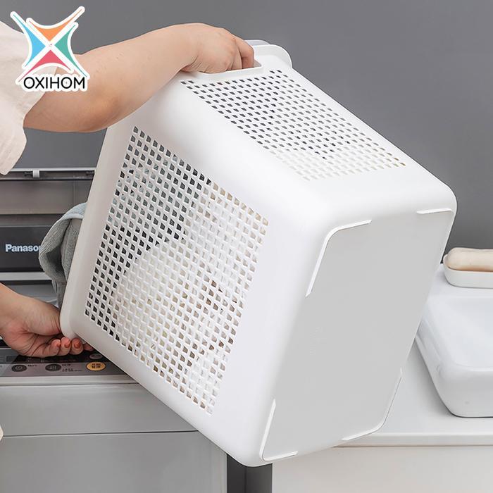 Oxihom Tempat Keranjang Baju Kotor Pakaian Plastik Laundry Basket Terlaris