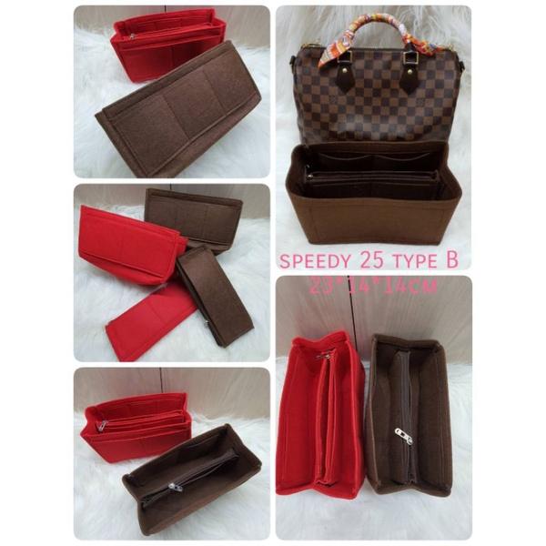 NEW bag organizer speedy 25 / lv speedy 25/ dalaman tas/ untuk tas model speedy