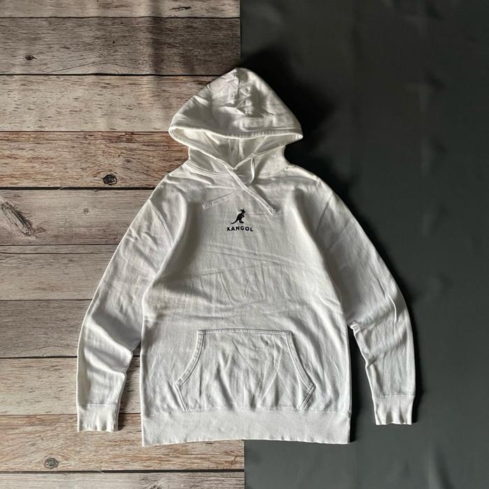 HOODIE KANGOL WHITE SECOND ORIGINAL - Unisex