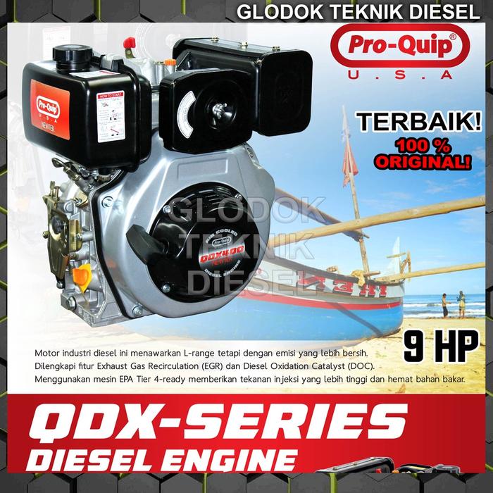 Proquip Mesin Diesel Penggerak QDX 400 9 HP PK Solar Engine QDX400 ORI