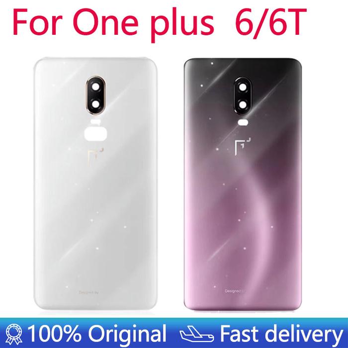 Battery Cover Oneplus 6 6T Back Glass Cover One Plus 6 Rear Window