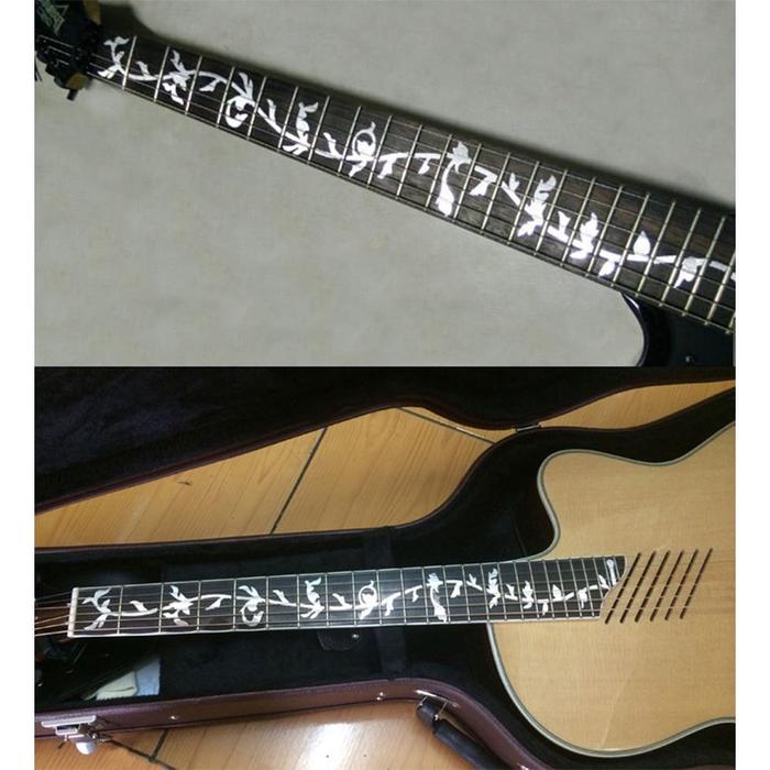 Stiker Fret Gitar Tree Of Life Guitar Fretboard Sticker/ Guitar Fretboard Sticker Stiker