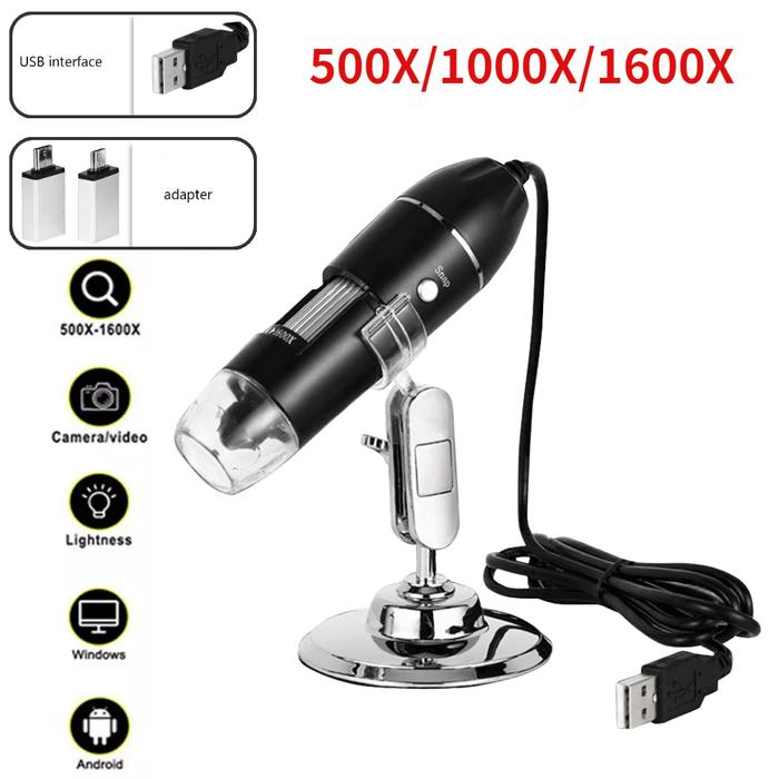 Kamera Mikroskop Digital 1600X 1 Mikroskop Elektronik Portabel USB