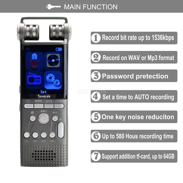 5Pcs/Lot Professional Voice Digital Voice Recorder 16GB USB Pen