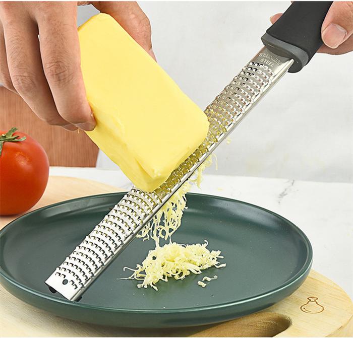 304 Stainless Steel Cheese Grater Chocolate Lemon Fruit Multi-functional Grater with Plastic Anti Sl