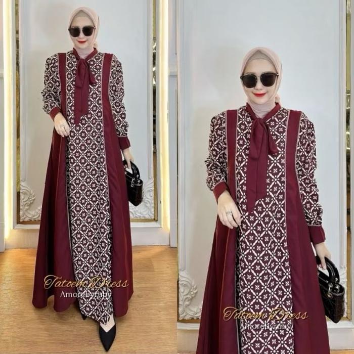Tatoem dress amorebyruby / Gamis tatoem amorebyruby / Gamis Amorebyruby
