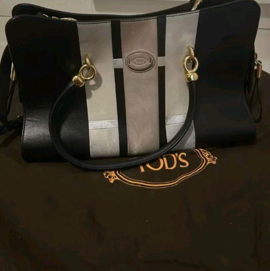 tods handbag, tas selempang, wanita kulit