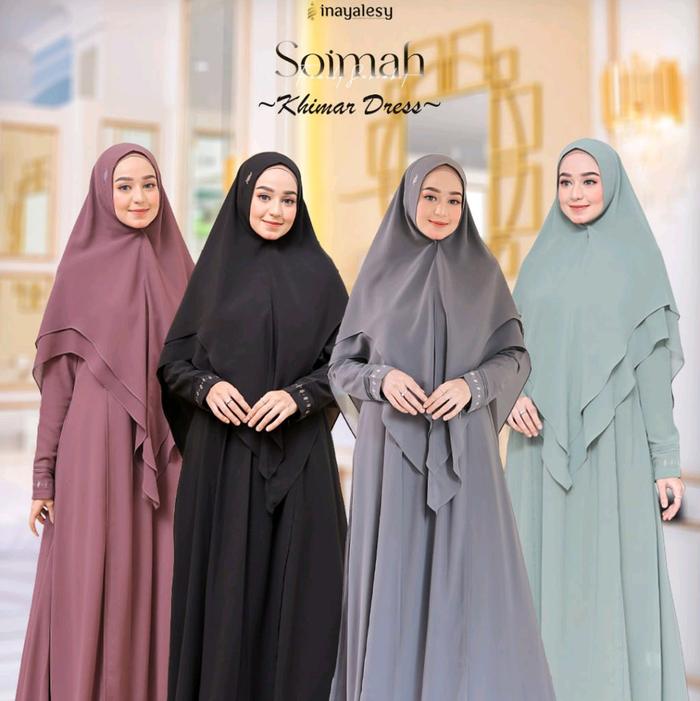 Dilovable.id | SARIMBIT SOIMAH GAMIS DEWASA LAYER KOMBINASI SARIMBIT SARIMBIT KELUARGA BY. INAYA EXC