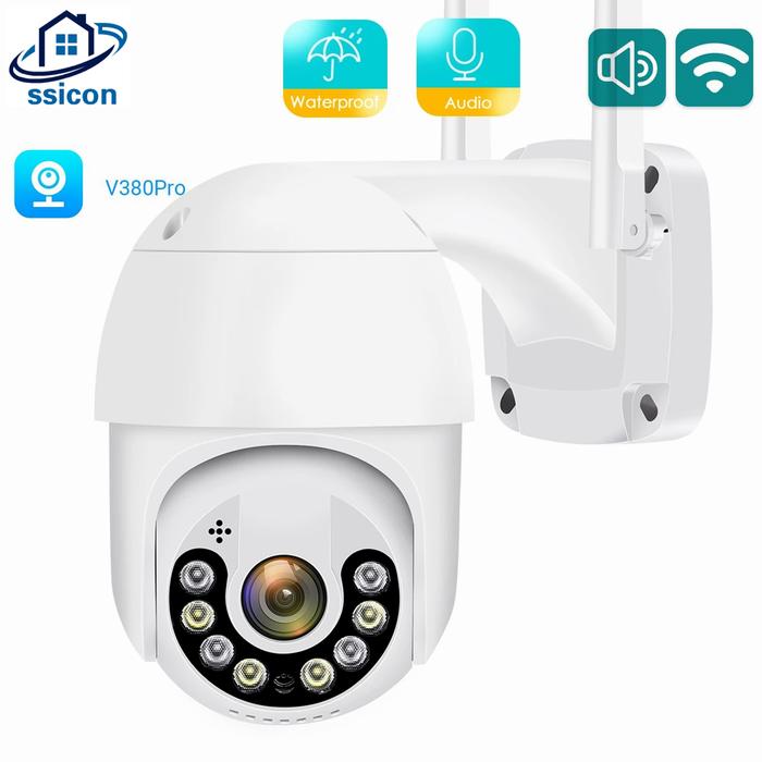 3MP V380 Pro Surveillance Wireless IP Camera Outdoor Two Ways AUDIO