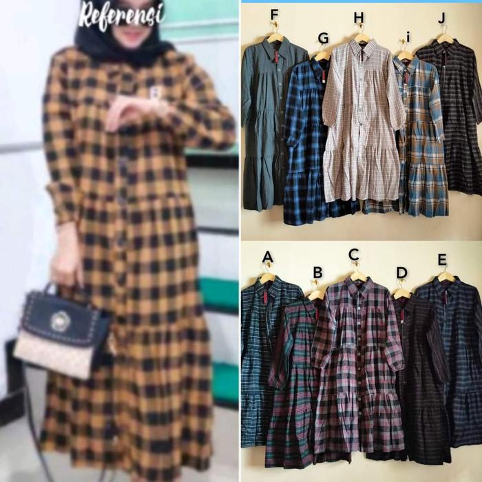 LONG TUNIK FLANEL DEWASA JEVANNI