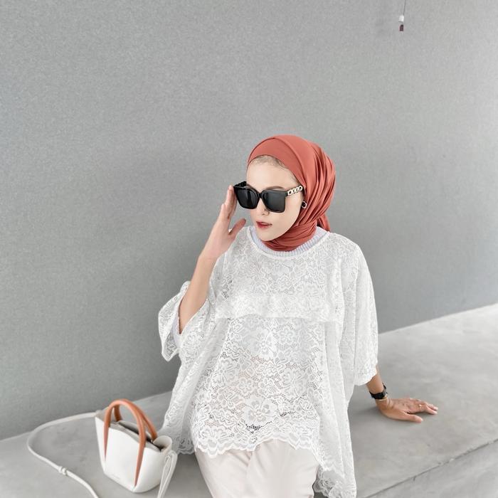 Lena blouse / blouse brukat / kaftan brukat
