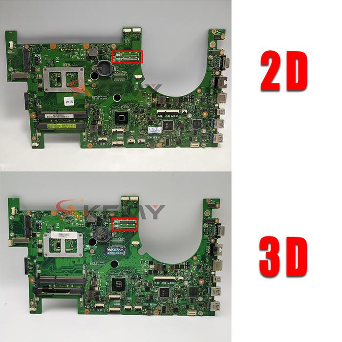 Motherboard G750JW dengan I5 I7 4th Gen HQ CPU 2D atau 3D Mainboard