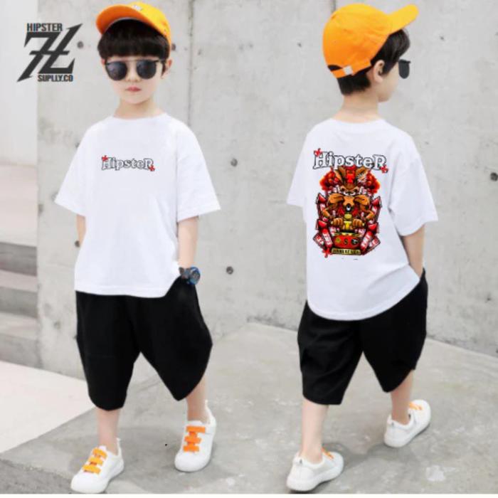 HIPS-K Kaos Anak Tanggung Umur 1-16 Tahun Termurah Motif Biohazard