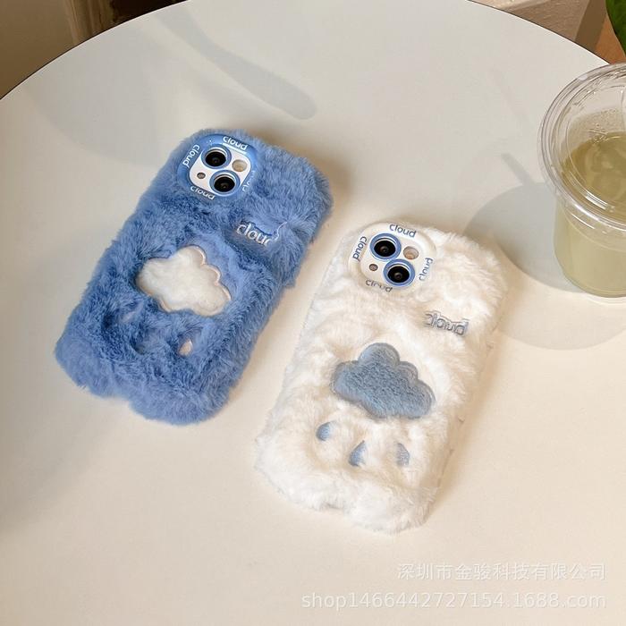 Softcase/Casing Iphone motif Bulu/Awan