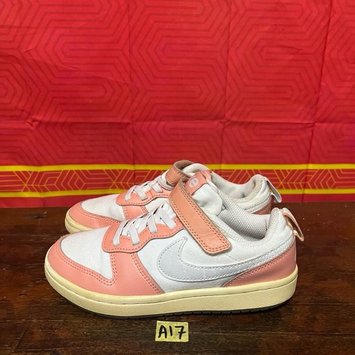 Sepatu anak second ori nike court borough low 2 size 31