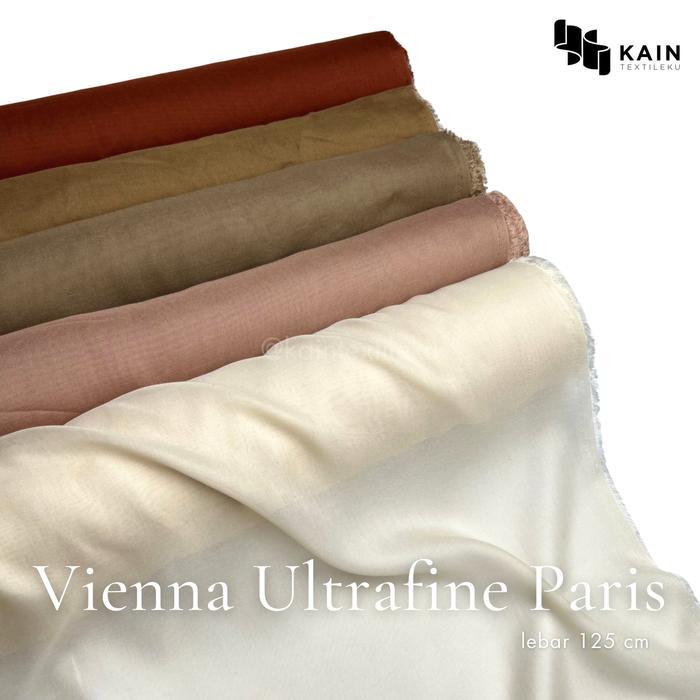 1 Rol Kain Vienna Ultrafine Voal Paris Premium ± 55 yard