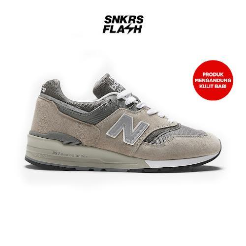 sale Sepatu Sneakers Pria NEW BALANCE 997 MADE IN USA GREY - U997GY