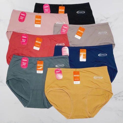 Lusinan CD Perempuan Misslily 8127 | Celana Dalaman Wanita Katun Karet Pinggang Elastis