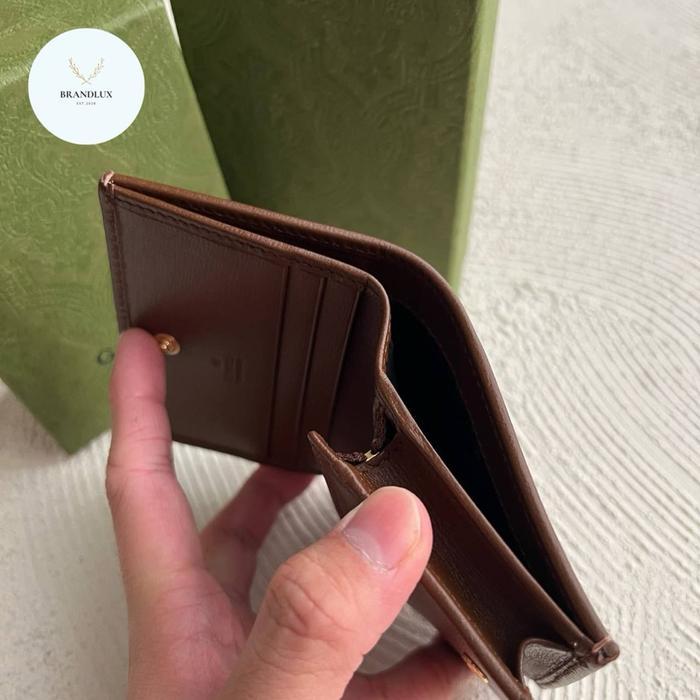 GUCCI HORSEBIT 1955 COMPACT WALLET WOMEN