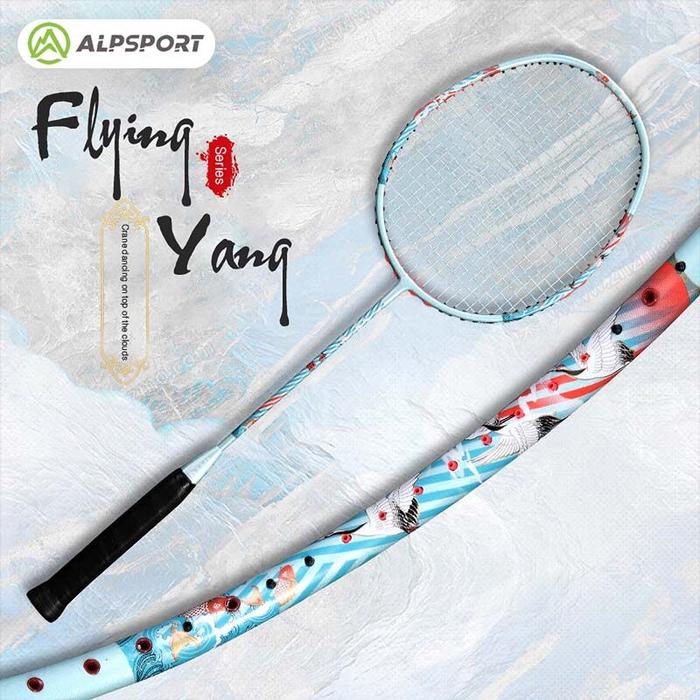 ALP FY-TFTY Raket Bulu Karbon Penuh, Raket Yonex Raket Badminton 6U