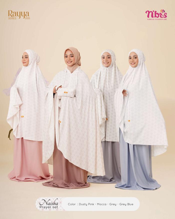 Naisha Prayer Set Couple Mukena Premium By Nibras