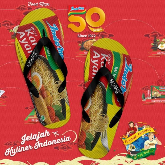 SANDAL JEPIT ANAK MIE INSTAN SOTO MIE KARI AYAM MIE GORENG| SANDAL INDOMIE LUCU