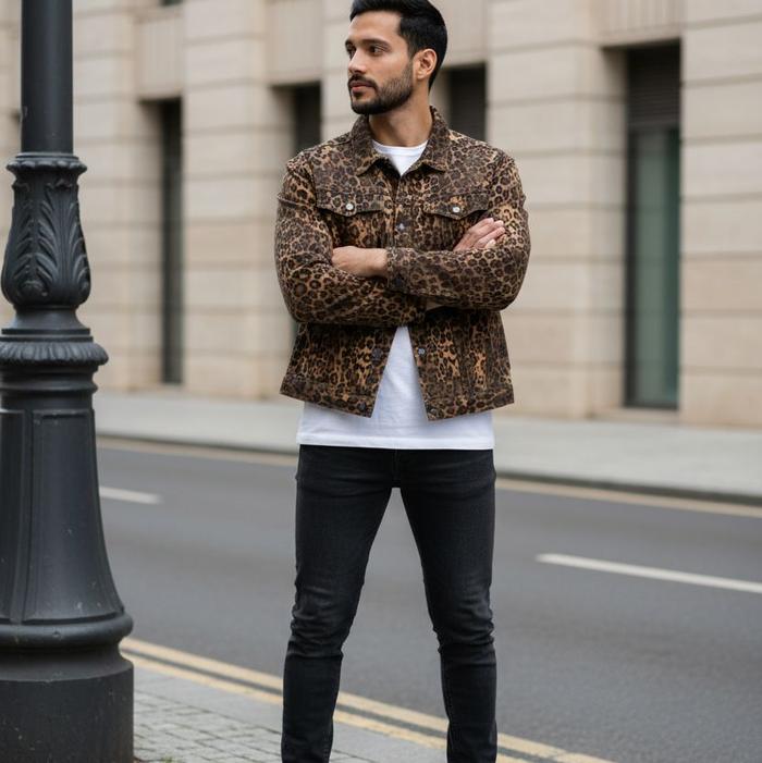 Jaket Leopard Pria Model Terbaru