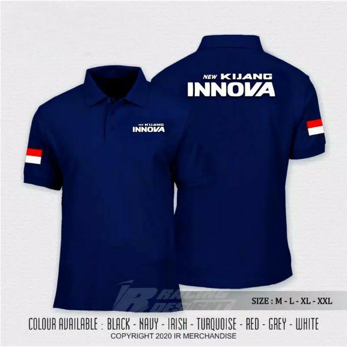POLOTShirt KERAH NEW KIJANG INOVA TERKINI.SABLON KWALITAS/COSTUM NEW KIJANG INOVA SABLON TERKINI