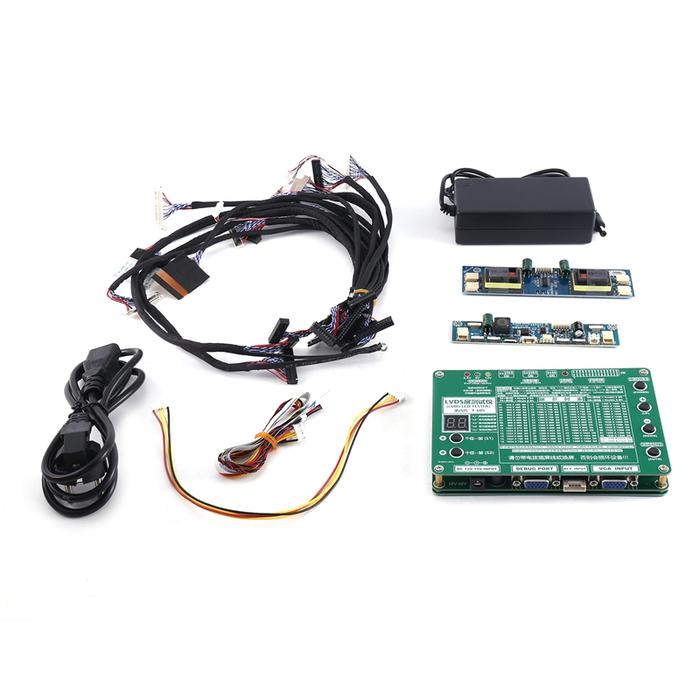 Laptop LCD/LED Test Screen Tester+ 14PCS Lvds Cables + Inverter Tool