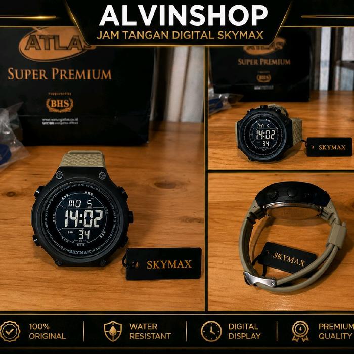 Jam tangan pria digital Skymax