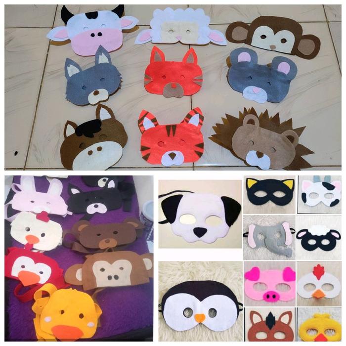 topeng lucu bisa request karakter untuk pentas peta karnaval