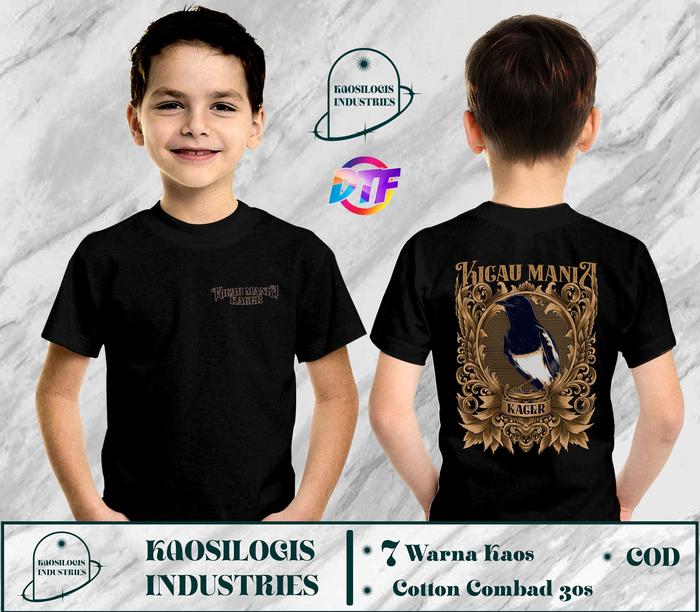 Kaos Baju Anak Burung Kacer Kicau Mania Nusantara Kacer Indonesia DB Fashion