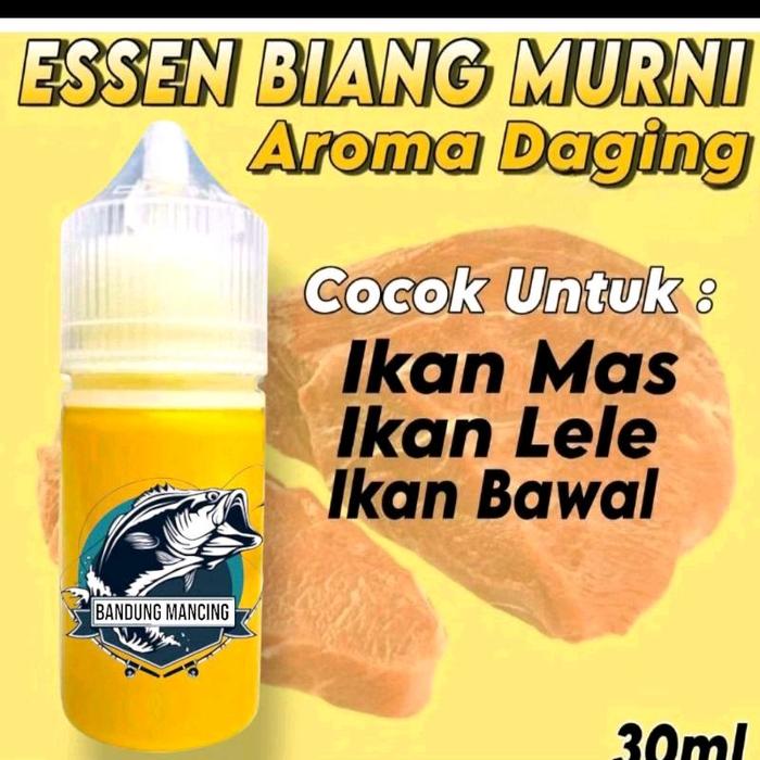 Essen Oplosan Aroma Daging Khusus Mancing Ikan Mas, Lele, Bawal, Essen Daging Khusus Ikan Mas Babon