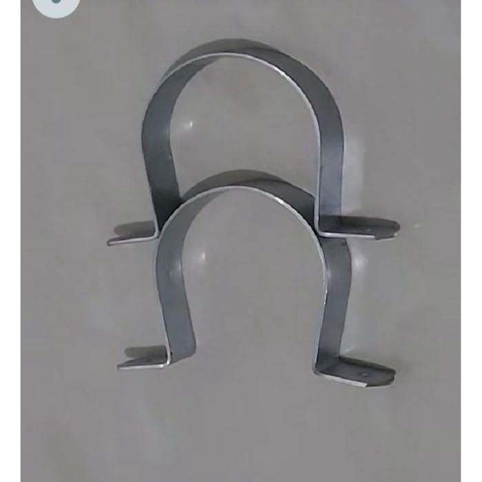 Klem pipa 8 in/ klem omega 8 in / klem dinding pipa /klem flexible ducting /klem pipa exhaust cerobo