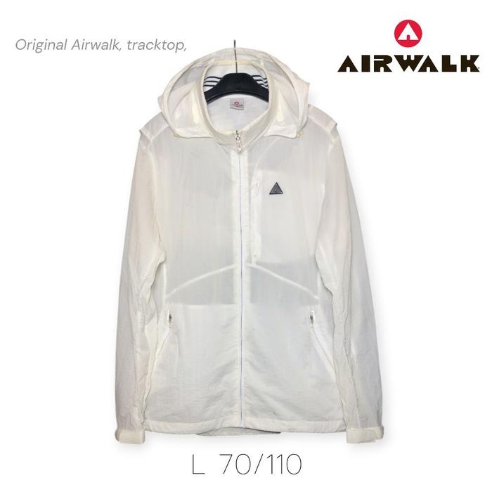Airwalk Sport Jacket Tracktop Tracksuit Original for Trekking Running Olahraga Breathable Jaket Ukur