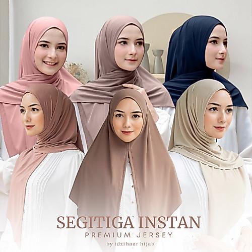 Hijab Instan Segitiga Jersey | Segitiga Instan Jersey | Jilbab Instan Segitiga Jersey Hijab Segitiga