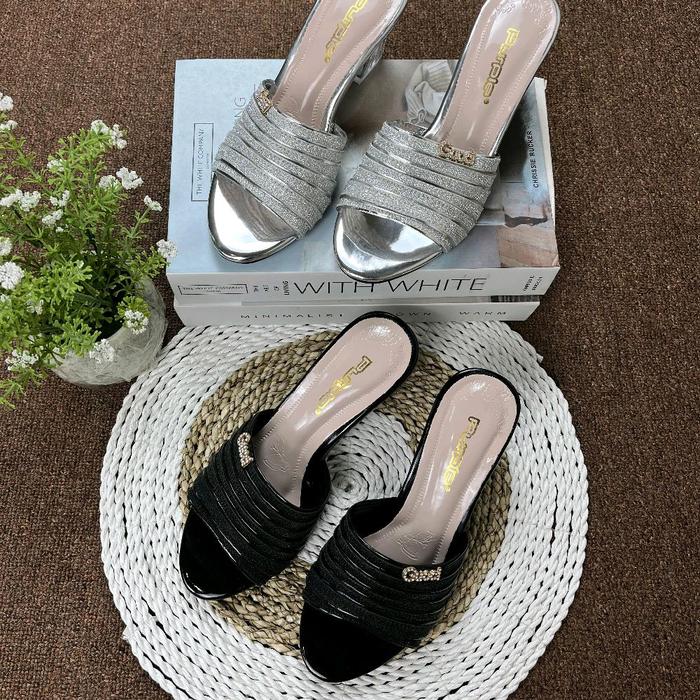PURPLE HEELS WANITA - JD 056