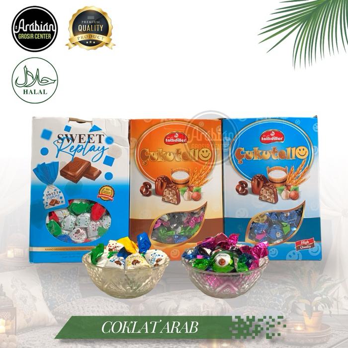 Coklat Arab 1Kg / Coklat Turki Tatlidiller  Mix 500 Gram 250Gr Oleh Oleh Haji Umroh Promo!