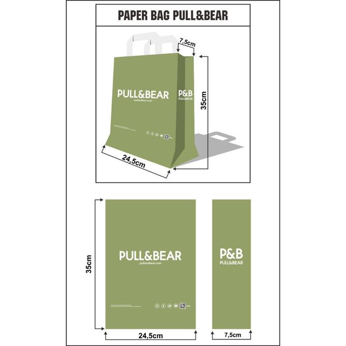 Paperbag Pull And Bear / Totebag Pullbear / Pull&Bear